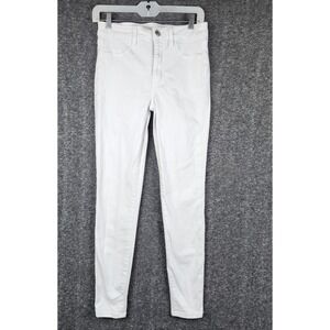 American Eagle Next Level Stretch Hi-Rise Jegging Womens 4 White High Waisted